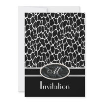 Invitation Exotic Prints Cow