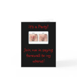 Invitation:  Farewell Uterus cards