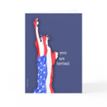 invitation fourth of July Statue of Liberty Cards