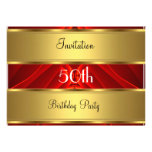 Invitation Gold 50th Birthday Party