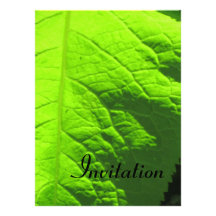 Invitation - Green Leaf - Multi-occasion