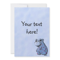 Invitation - Haley Hippo