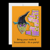 Invitation - HALLOWEEN WITCH invitations