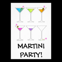 Invitation, Invitations - Martinis Going, Going, G invitations