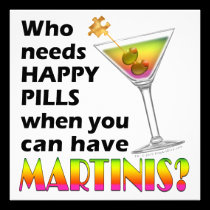 Invitation, Invitations - Martinis v. Happy Pills invitations