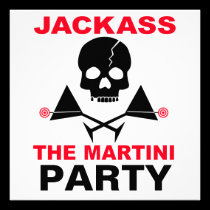 Invitation - JACKASS, The Martini Party invitations