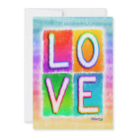 Invitation - LOVE Pop Art