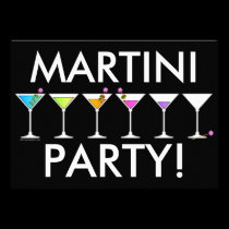 Invitation - Martinis Going, Going, GONE invitations