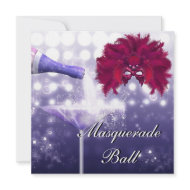 Invitation Masks Masquerade Ball Party invitation