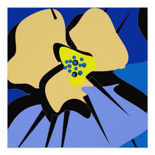 invitation_Party_BLUE PANSY