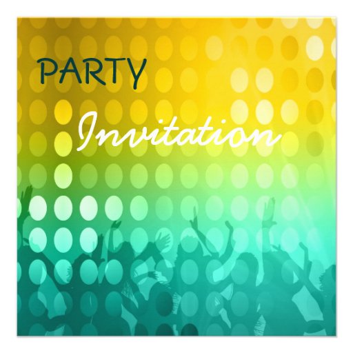 Invitation Party Rave