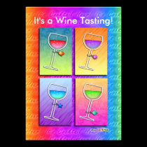 Invitation - Pop Art Wine invitations