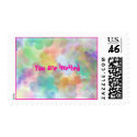 invitation postage -balloons postage