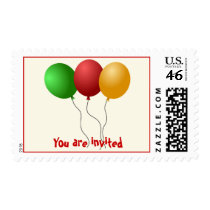 invitation postage -balloons postage by cute4kids invitation postage -balloons postage