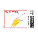 invitation postage -fireworks