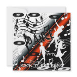 Invitation Rock 'n' Roll Retro Dance Party