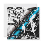 Invitation Rock 'n' Roll Retro Dance Party