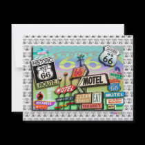 Invitation - Route 66 The Mother Road 18SQ invitations
