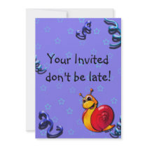 Invitation - Sammy Snail