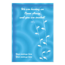 Invitation Template Blue Spa