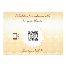 Invitation Template Organic Beauty