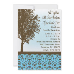 Invitation to a Family Reunion invitation