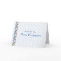 Invitation to a Press Conference cards