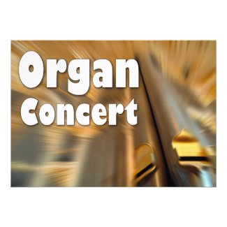 Invitation to an organ concert - Sydney pipes