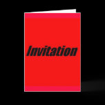 Invitation to Graduation