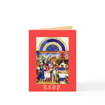 Invitation - Tres Riches Heures du Duc de Berry cards by alyciakeating Invitation - Tres Riches Heures du Duc de Berry cards