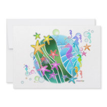Invitation -  Under The Sea Pop Art