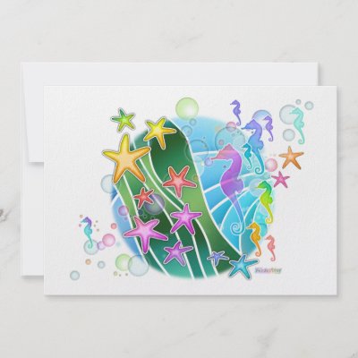 Invitation -  Under The Sea Pop Art
