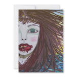 Invitation, Vampire Art, Halloween Party