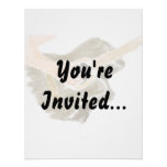 Invitation with acoustic guitar music design