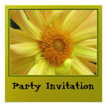 Invitation - Yellow Daisy - Multipurpose