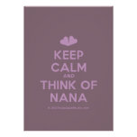 [Two hearts] keep calm and think of nana  Invitations
