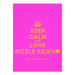 [Crown] keep calm and love rizzle kicks [Love heart]  Invitations
