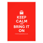 [Campervan] keep calm and bring it on  Invitations