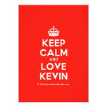 [Crown] keep calm and love kevin  Invitations