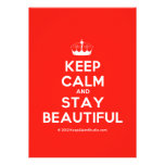 [Knitting crown] keep calm and stay beautiful  Invitations