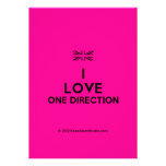 [UK Flag] i love one direction  Invitations