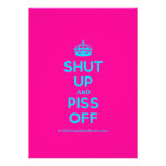 [Crown] shut up and piss off  Invitations