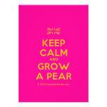 [UK Flag] keep calm and grow a pear  Invitations