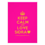 [Crown] keep calm and love sidra [Love heart]  Invitations