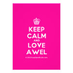 [Cupcake] keep calm and love awel  Invitations