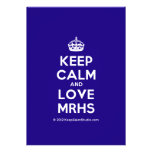 [Crown] keep calm and love mrhs  Invitations