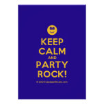 [Smile] keep calm and party rock!  Invitations