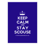 [Knitting crown] keep calm and stay scouse  Invitations
