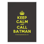 [Crown] keep calm and call batman  Invitations