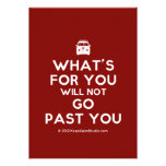[Campervan] what's for you will not go past you  Invitations